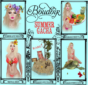 Second Life Marketplace - Summer Gacha-Wearable Lonely Island RARE